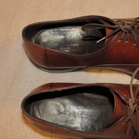 Ermenegildo Zegna Couture XXX High Performance Brown Medallion Brogue 9.5 main image 8
